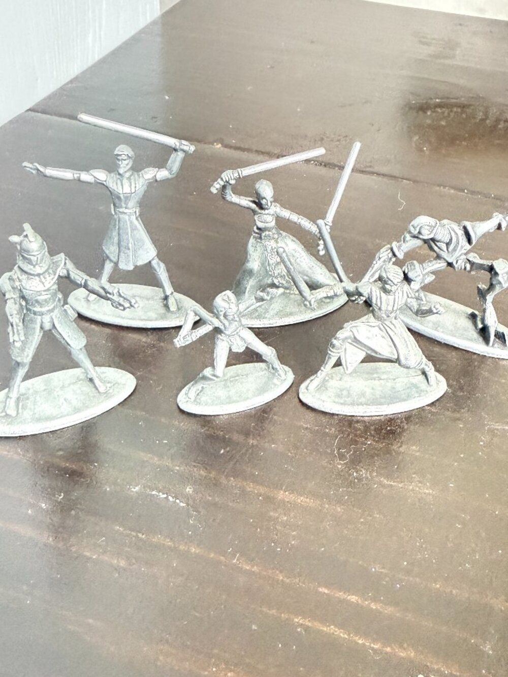 Monopoly Star Wars The Clone Wars board game 6 REPLACEMENT Pewter tokens